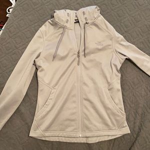 Light gray North Face jacket